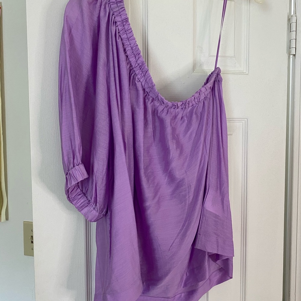 Anthropologie One Shoulder Top